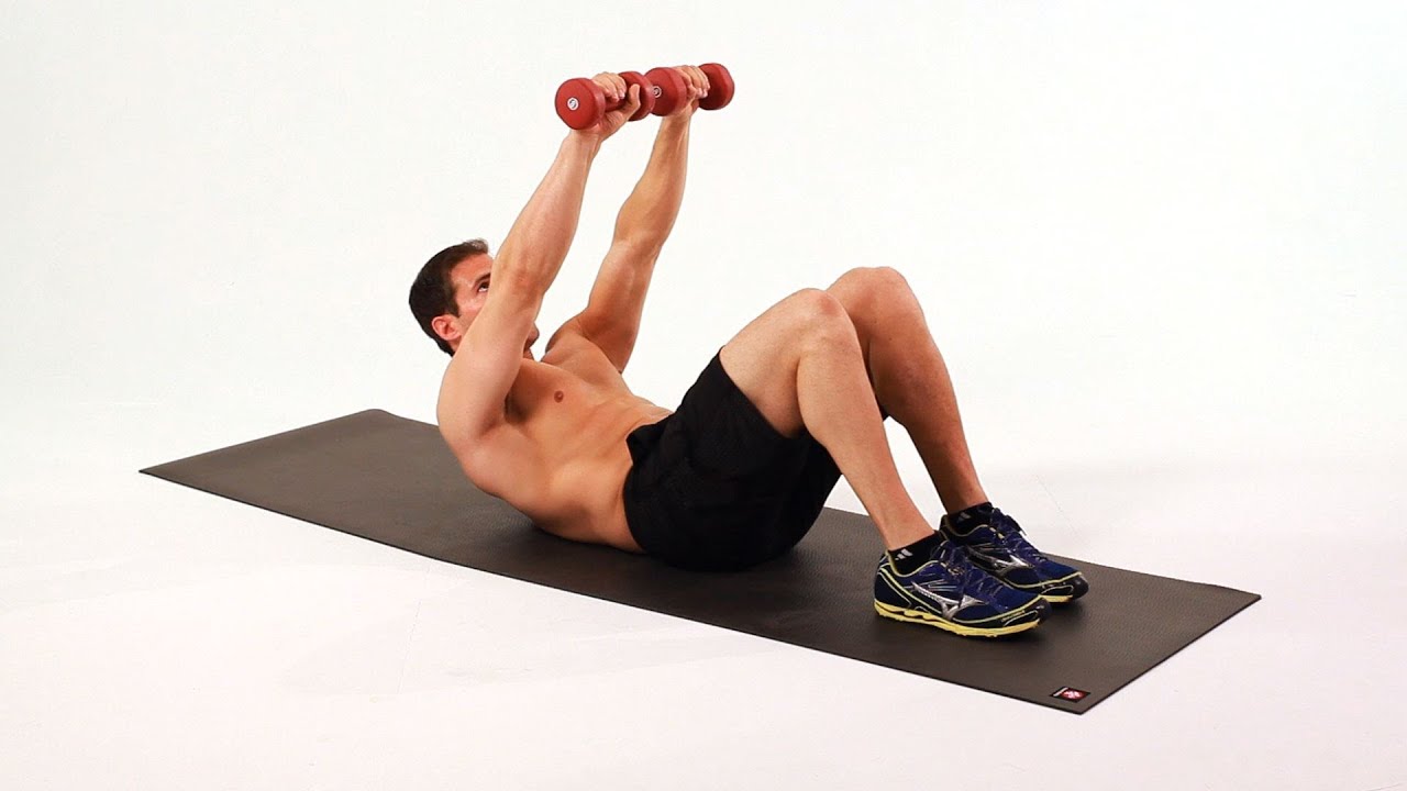 How to Do a Long Arm Weighted Crunch | Ab Workout