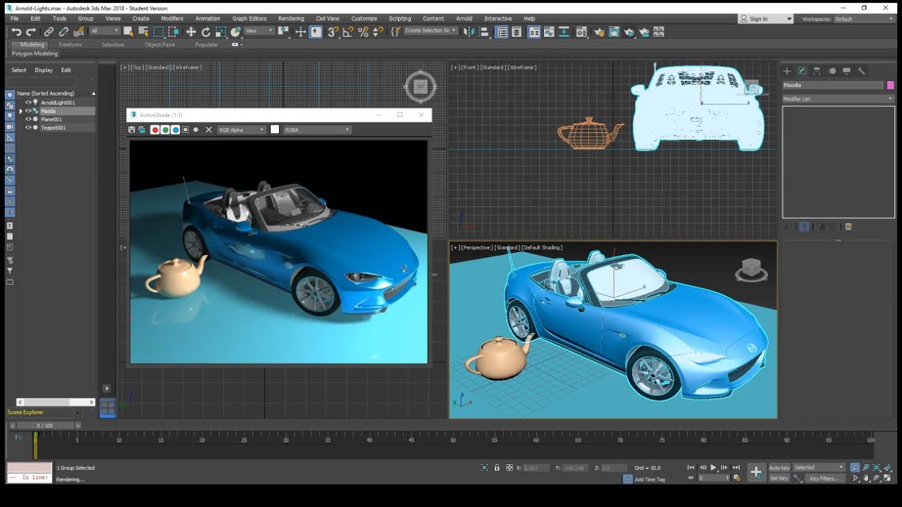 3ds Max - ARNOLD: Luces