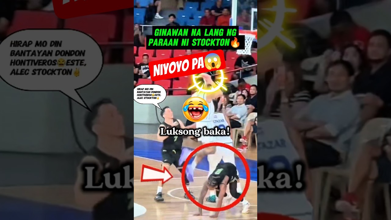 Bilis mag isip ni Stockton🔥 Tinalunan na lang😤💨 #shorts #shortsfeed #basketballshorts #viral