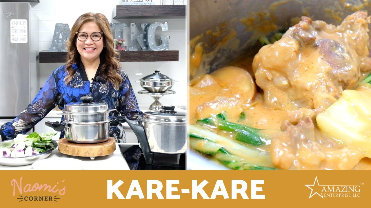 How to Make Kare-Kare in Saladmaster! | Naomi's Corner