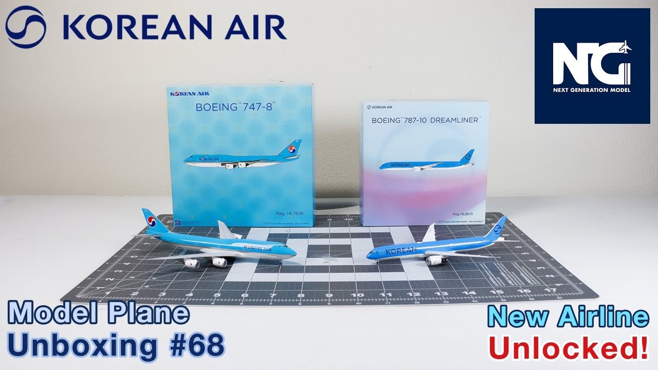 Double Korean Air Unboxing!| NG Models| Model Plane Unboxing #68