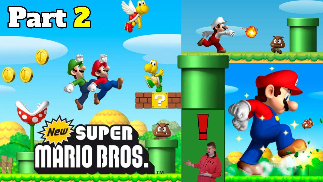 New Super Mario Bros - Playthrough Part 2