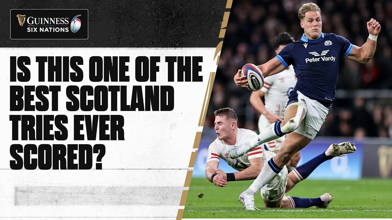 MIC DROP MOMENT 🎙 | Duhan van der Merwe with a wonder try for Scotland.