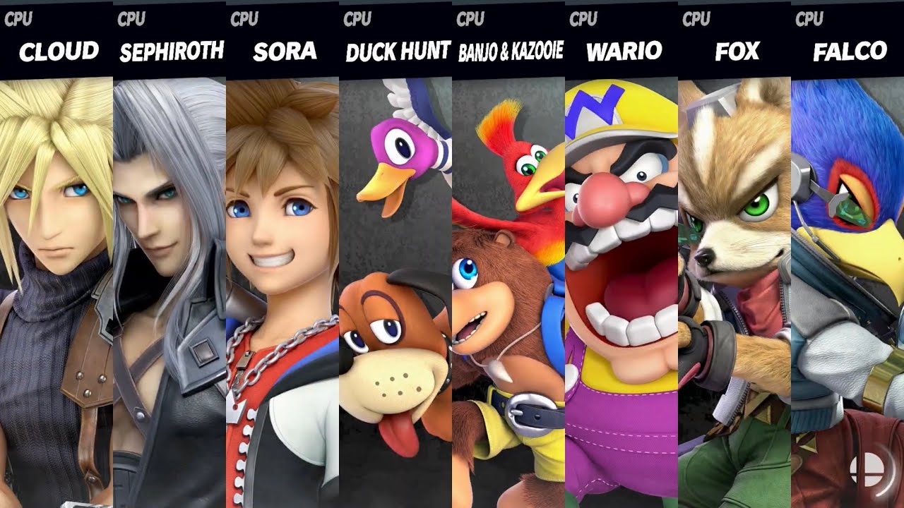 Super Smash Bros. Ultimate - Hollow bastion & Midgar