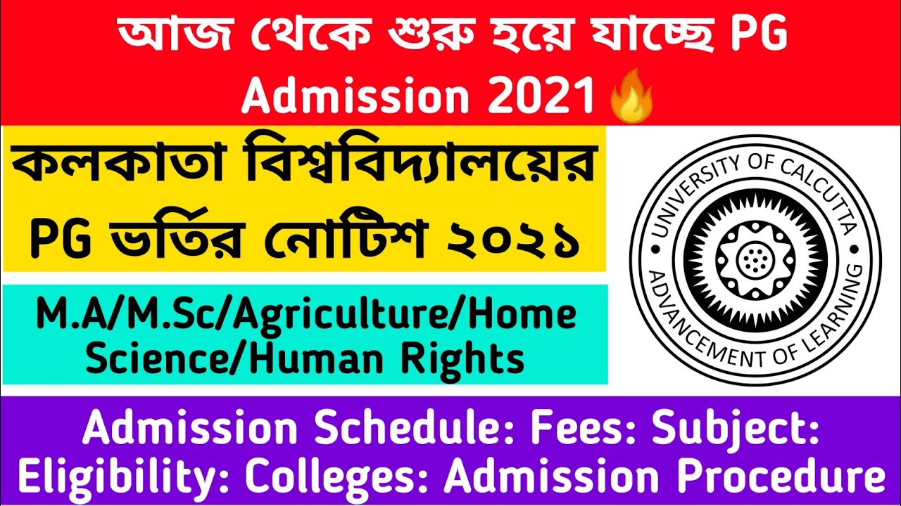 CU PG Admission 2021🔥: M.A/M.Sc/M.Com: Required Documents: Fees: Seats: Eligibility: How To Apply