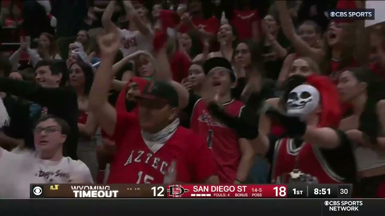 SDSU MEN'S HOOPS HIGHLIGHTS: AZTECS 63, WYOMING 61