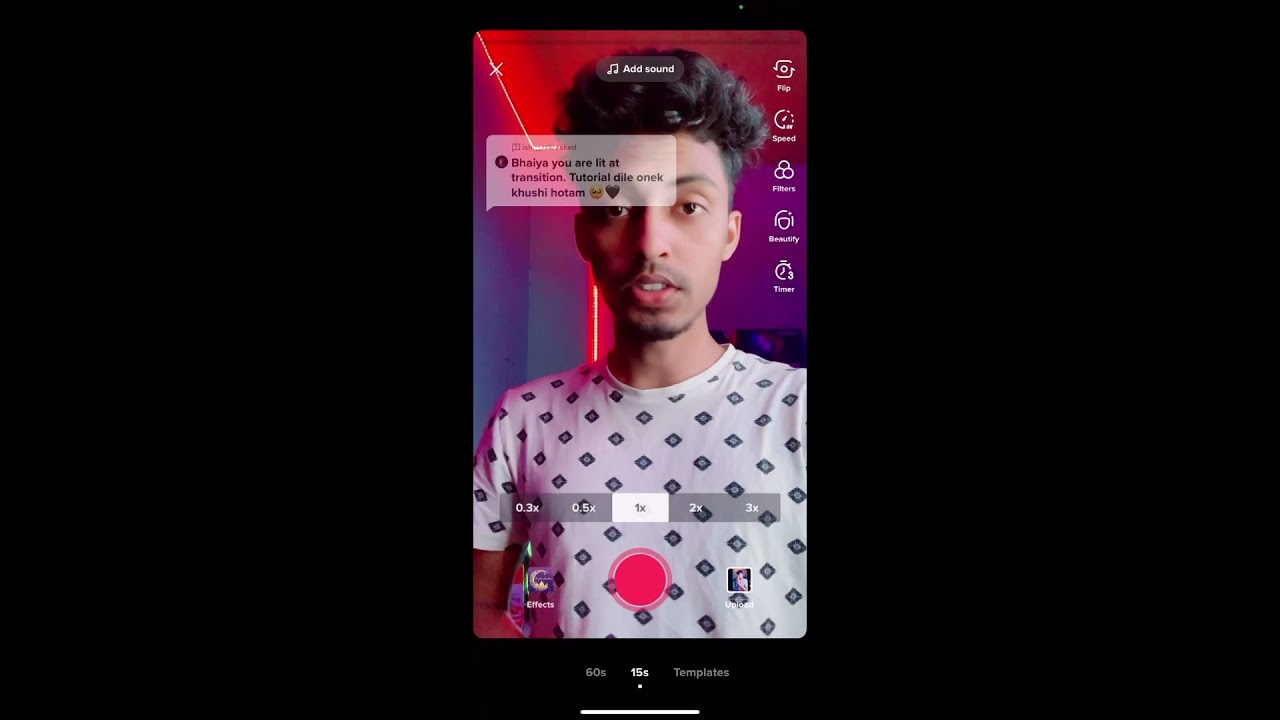 Tiktok Transition Tutorial | Rolling The Ring Light 💡