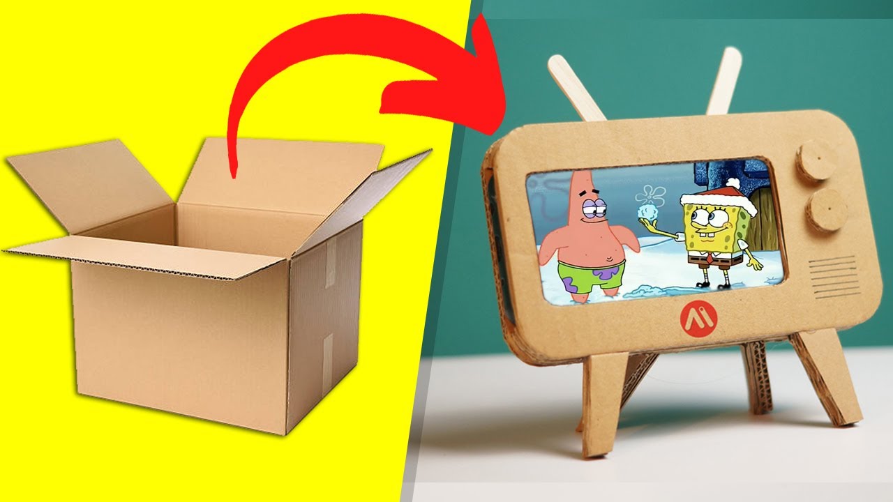How To Make a Phone Stand With Cardboard | Cara Membuat Stand HP Dari Kardus