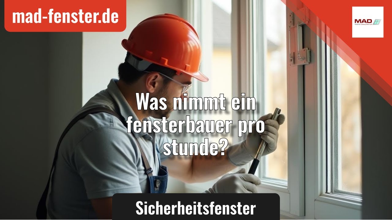 Was nimmt ein Fensterbauer pro Stunde | Mad-fenster.de