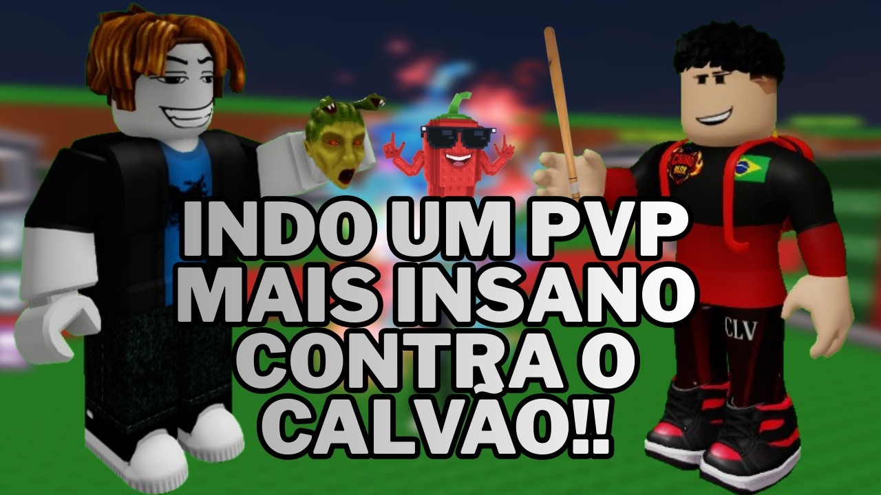 INDO PVP INSANO COM O YOUTUBER CALVÃO! ⚔️🔥 MRCOQUINHA x CALVÃO – BATALHA ÉPICA!