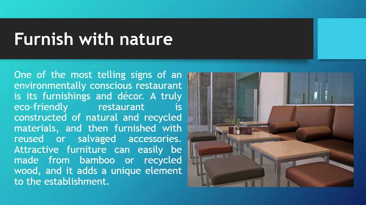 How to Choose the Best Eco Friendly Restaurant