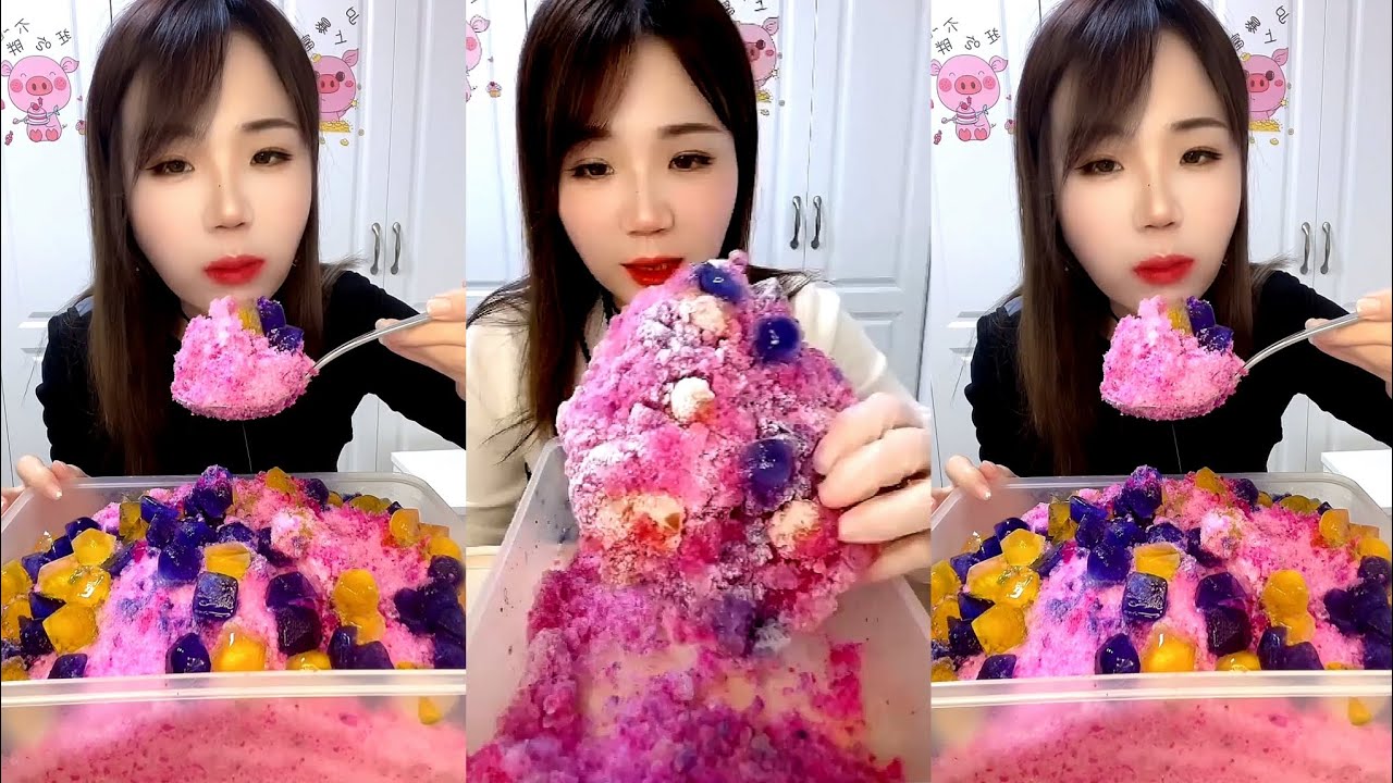 FULL VIDEO. ASMR SHAVED ICE EATING / ICE EATING