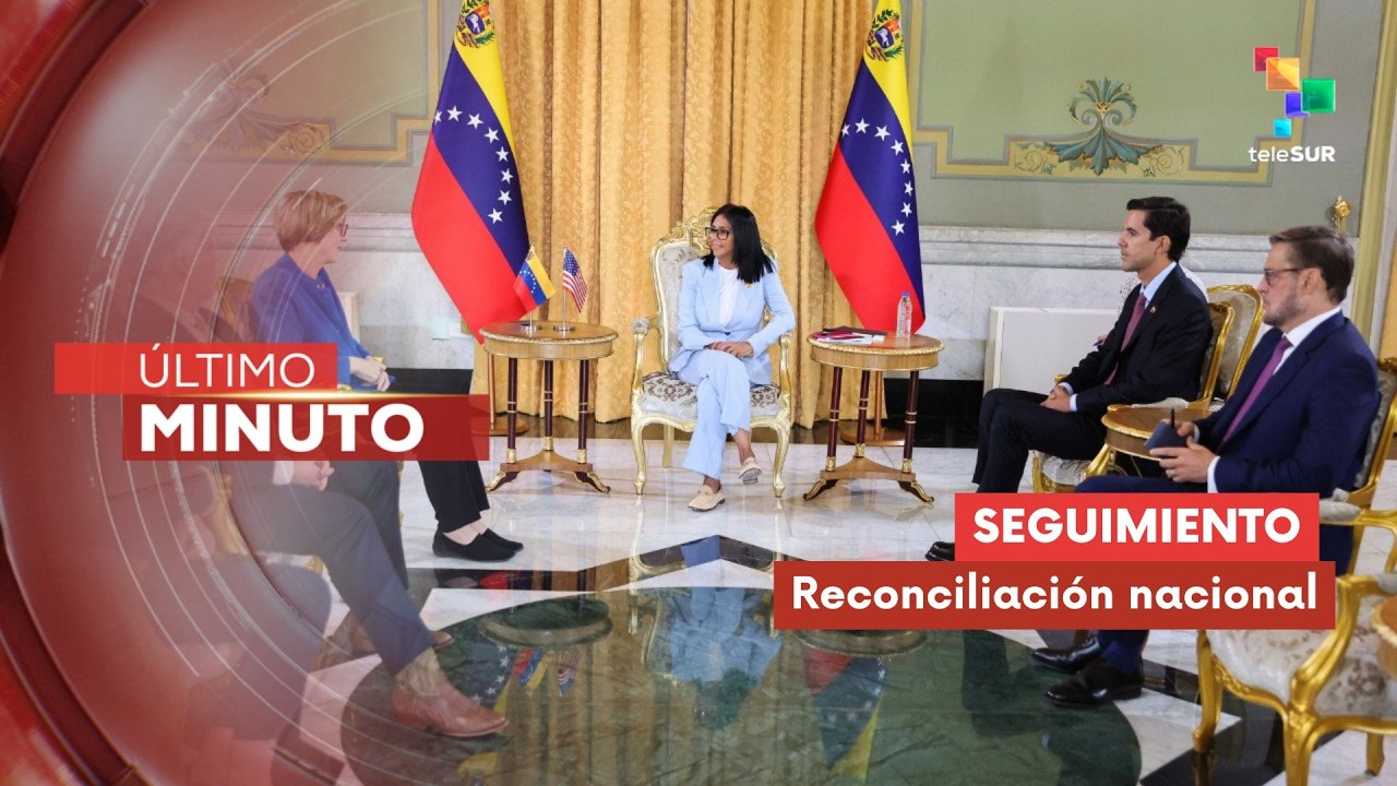 Pdta.  (E) Delcy Rodríguez, recibió a comisión de Senadores estadounidenses