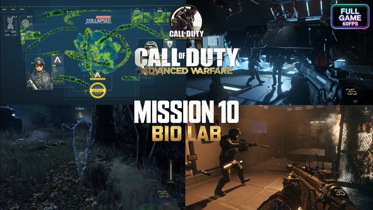 Call of Duty Advanced Warfare Mission 10 – Bio Lab | Campaign Gameplay