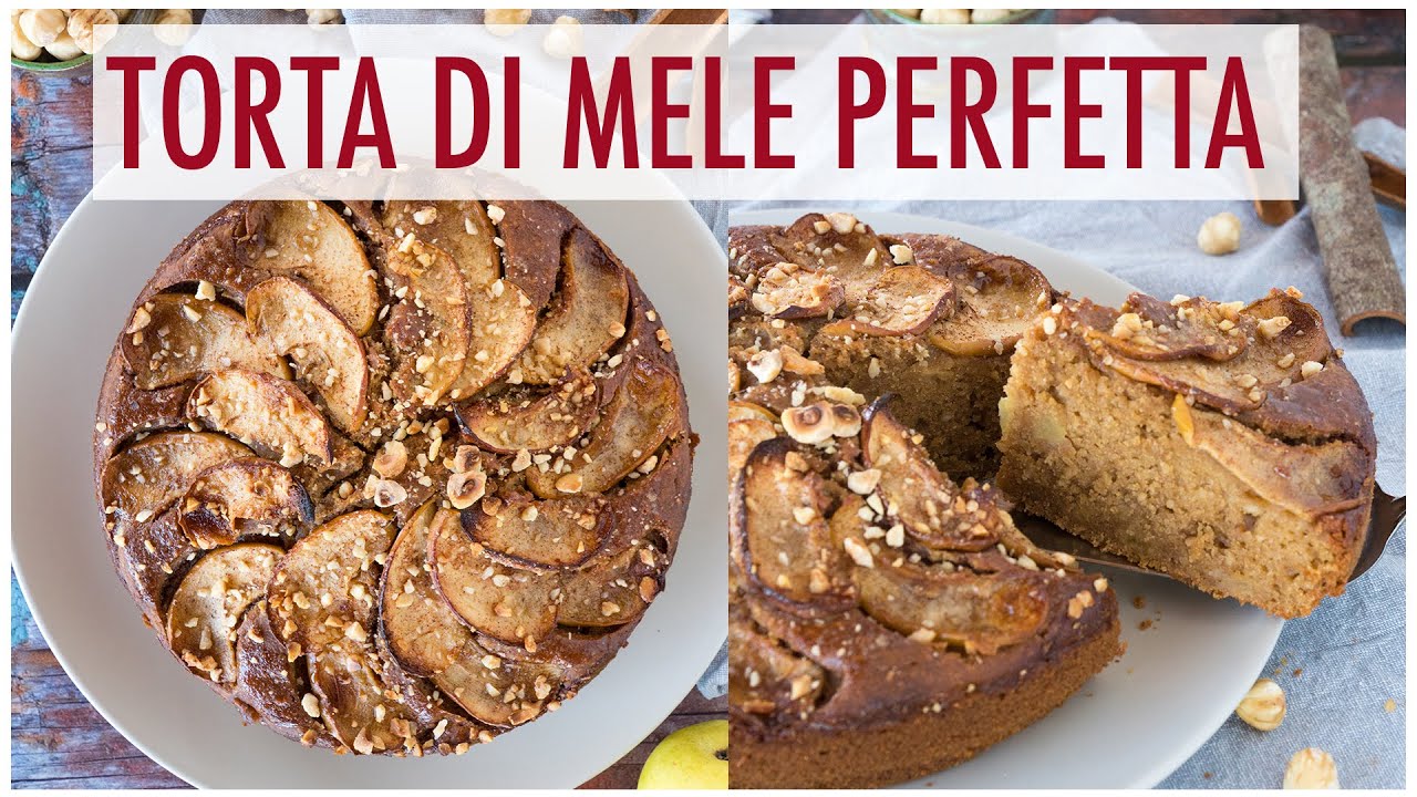 TORTA DI MELE SOFFICE - La Ricetta Perfetta SENZA BURRO e SENZA UOVA | Elefanteveg