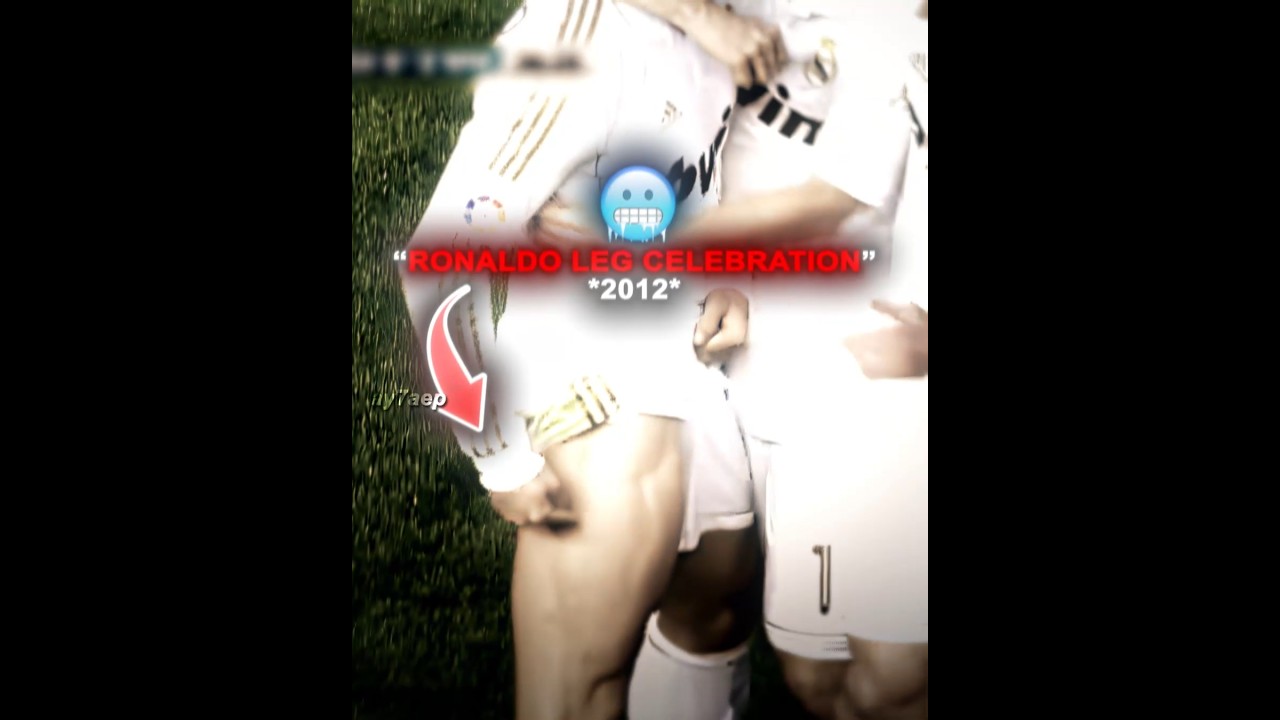 Ronaldo’s Leg Celebration in 2012: 💀🥶 A Tactical Display of Confidence and Power