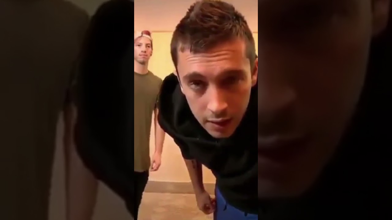 Josh and Tyler do their handshake 