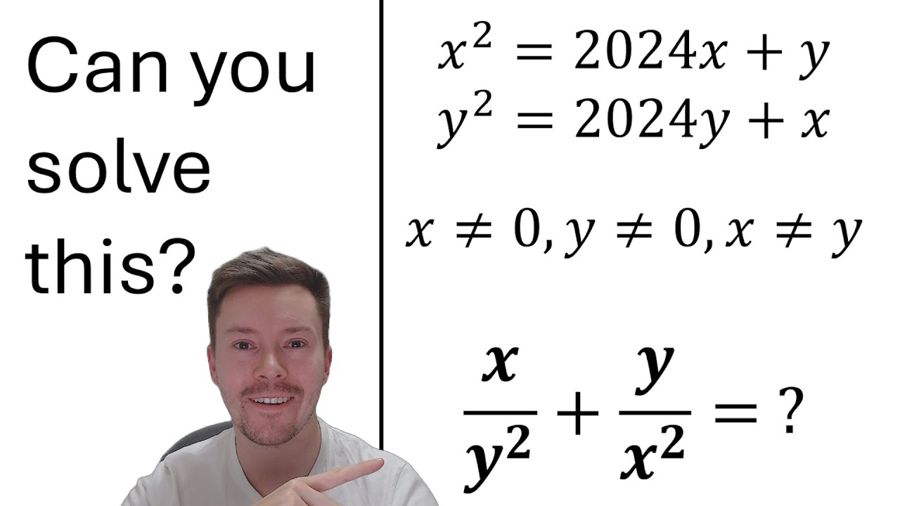 С Новым годом! Сможете ли вы это решить? | #математика | #системауравнений