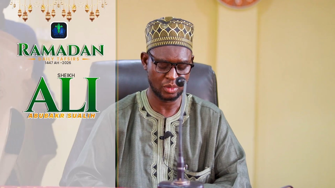 day 16 - SHEIKH ALI ABUBAKR - RAMADAN TAFSIR 1447 AH (2026) || iSLAMLOG ||Official