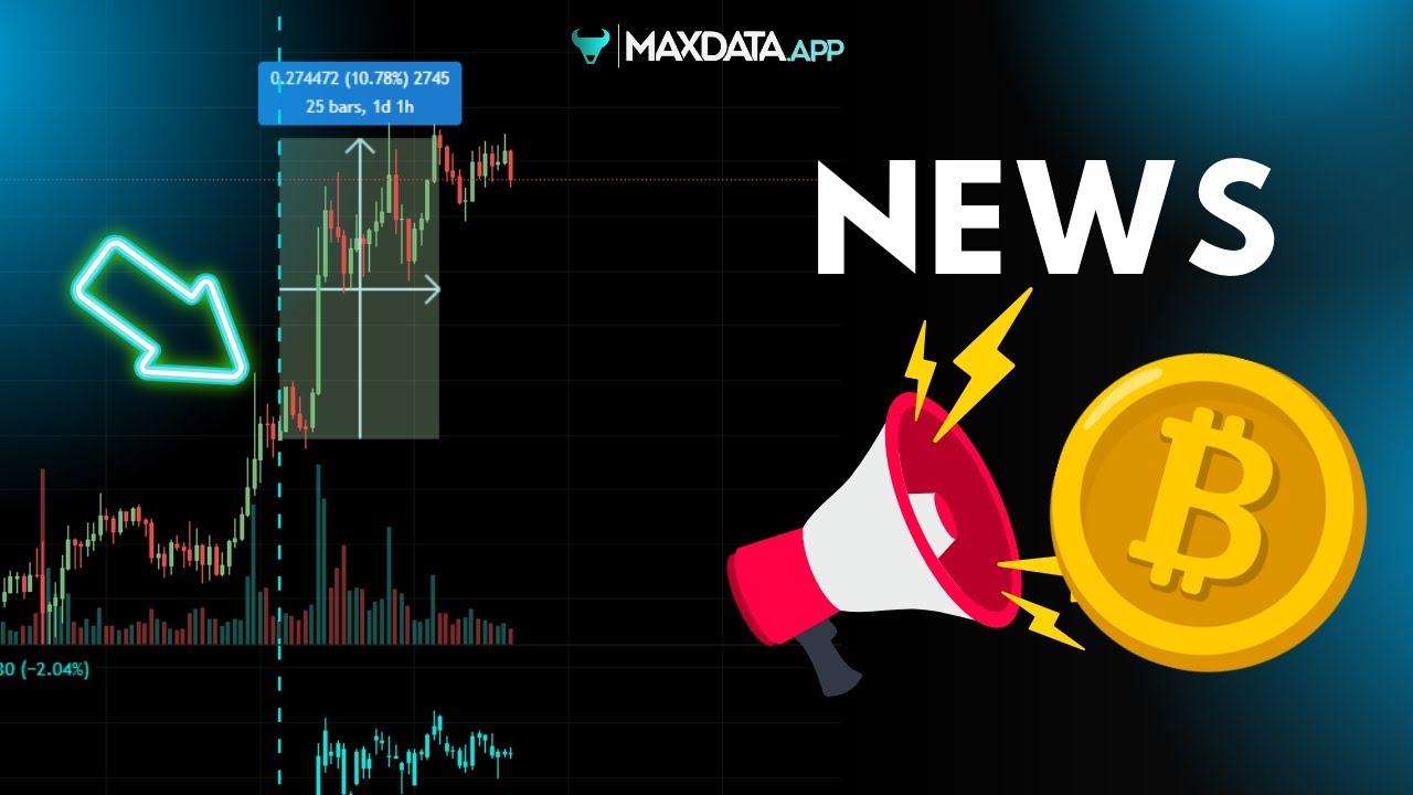How to find news that MOVE the CRYPTO MARKET using Maxdata.App!