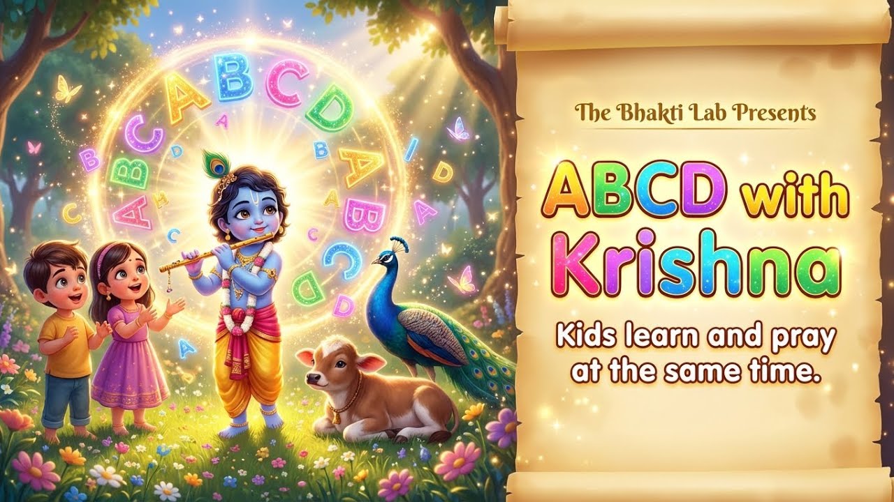 ABCD with Krishna | Learn & Pray At The Same Time! | The Bhakti Lab Presents