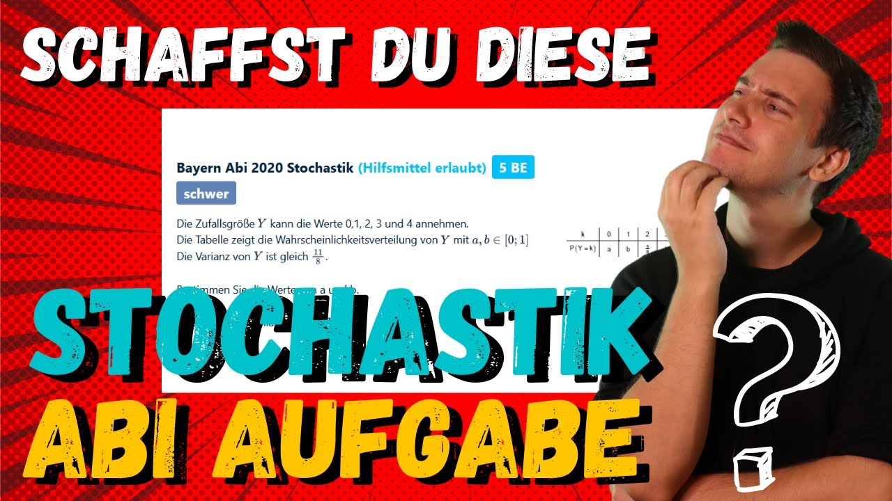 Diese Stochastik Aufgabe solltest Du fürs Abi können | Stochastik