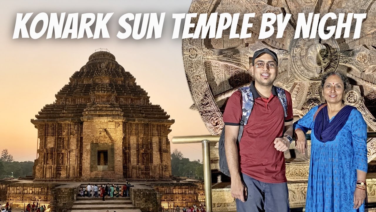 Taking my mother to Konark Sun Temple after 20 years + Light & Sound Show & Chandrabhaga Beach