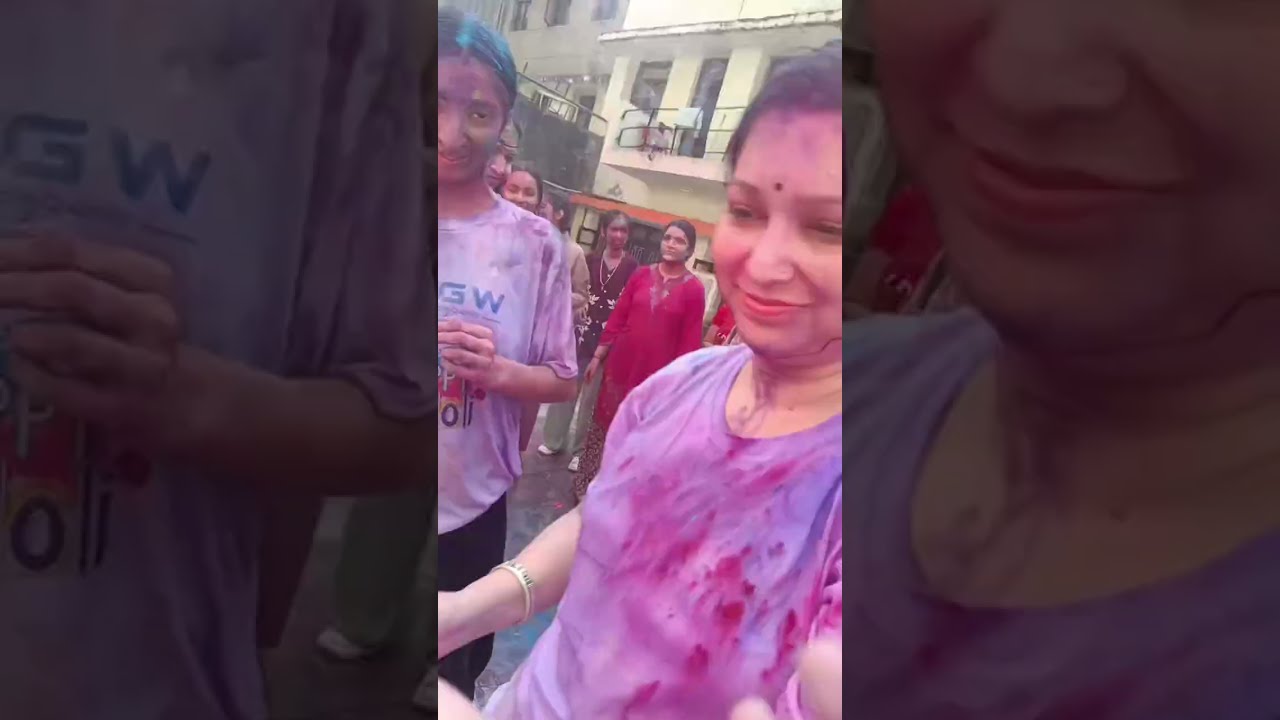 Holi  Celebration in Hostel #hostellife #holicelebration #viral #trending #shorts #memory
