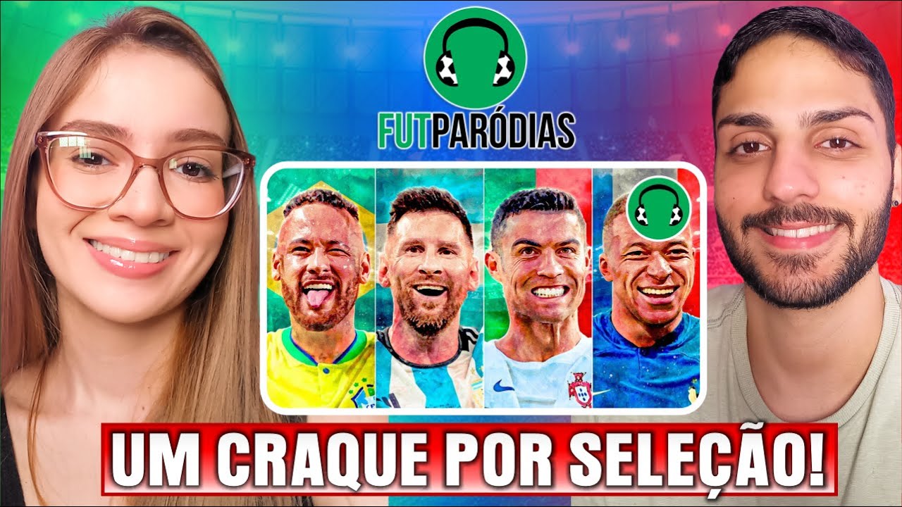 Profª de Geografia Reage | ♫ UM CRAQUE POR SELEÇÃO! | FutParódiasREACT