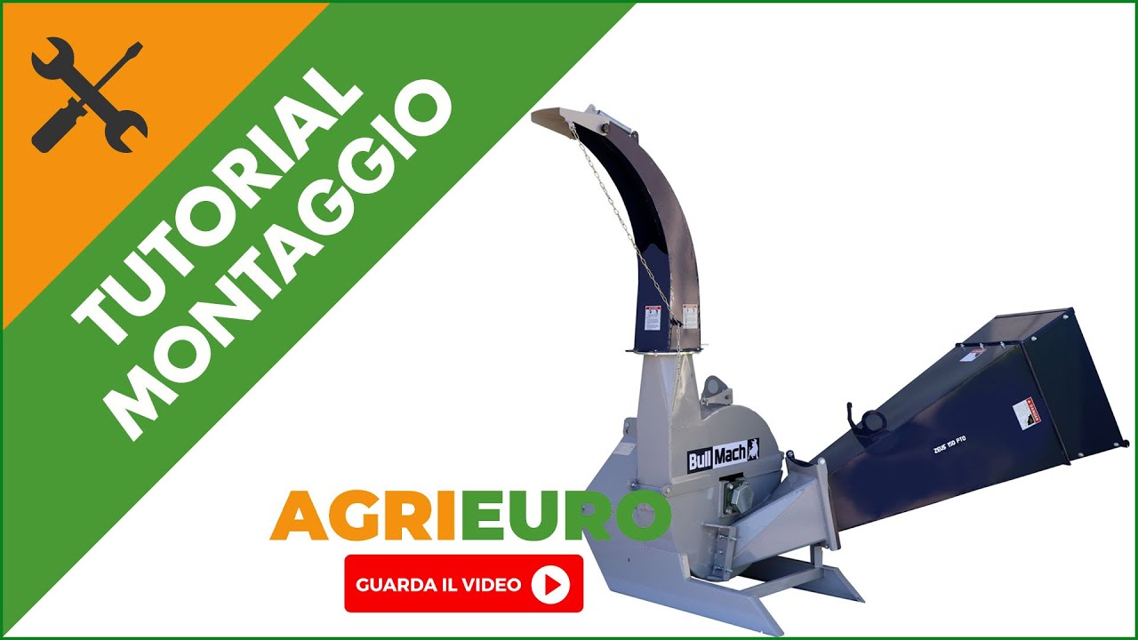 Biotrituratore a trattore BullMach ZEUS 150 PTO: video di montaggio e presentazione