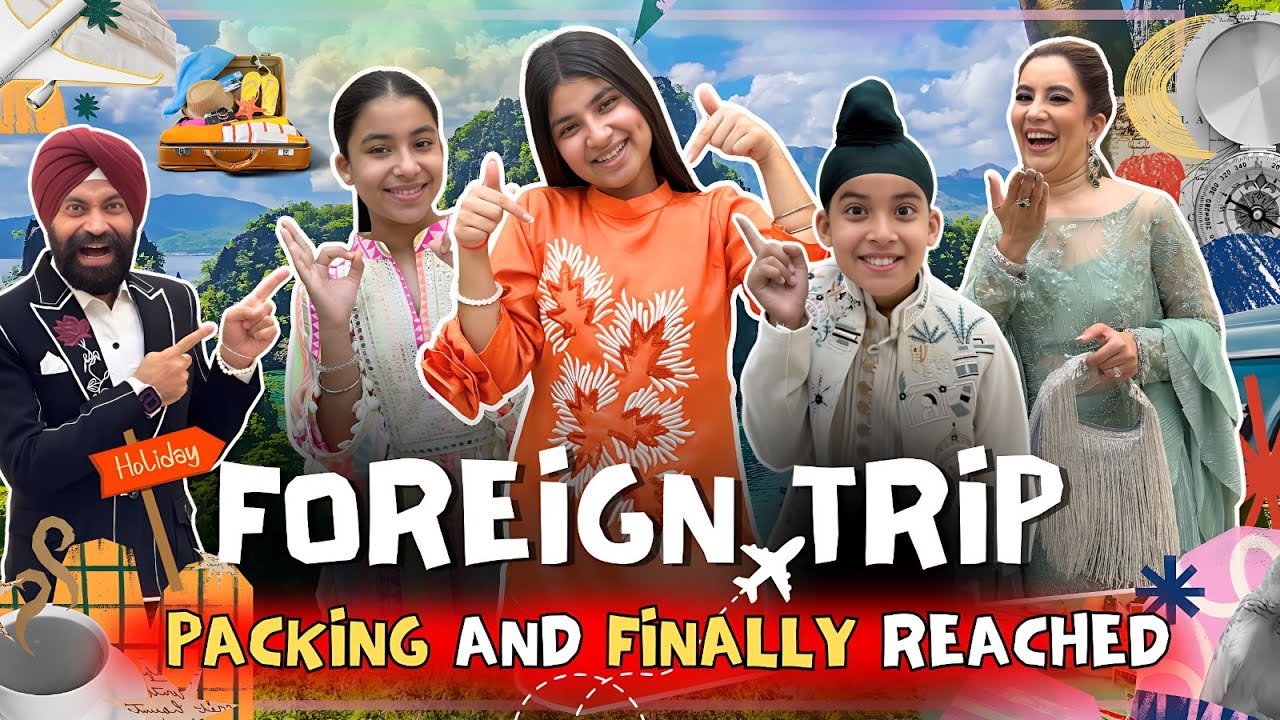 Foreign Trip - Packing And Finally Reached | RS 1313 VLOGS | Ramneek Singh 1313