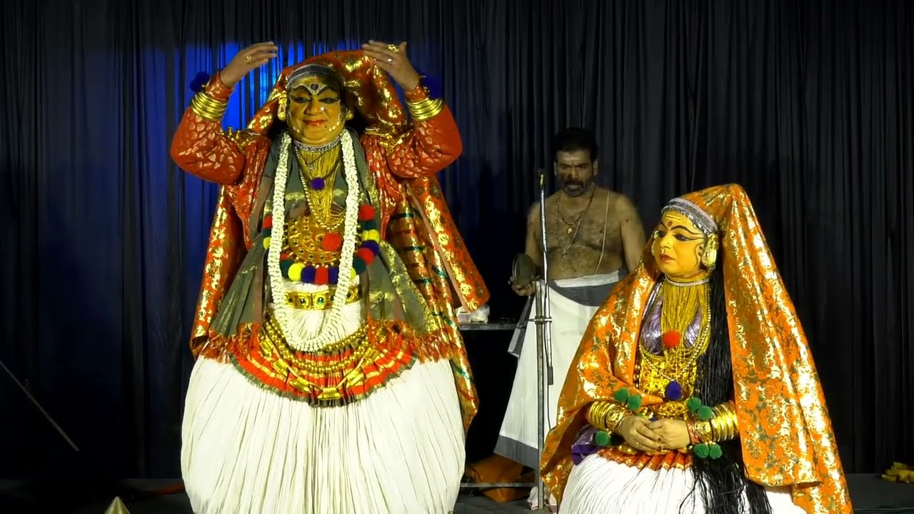 Kirmeeravadham  Kathakali..Sreekrishna Temple S.N Puram