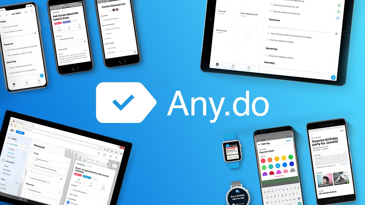 Any.do (Tutorial) Einfach To-Do-Listen, Aufgaben & Co. erstellen & verwalten