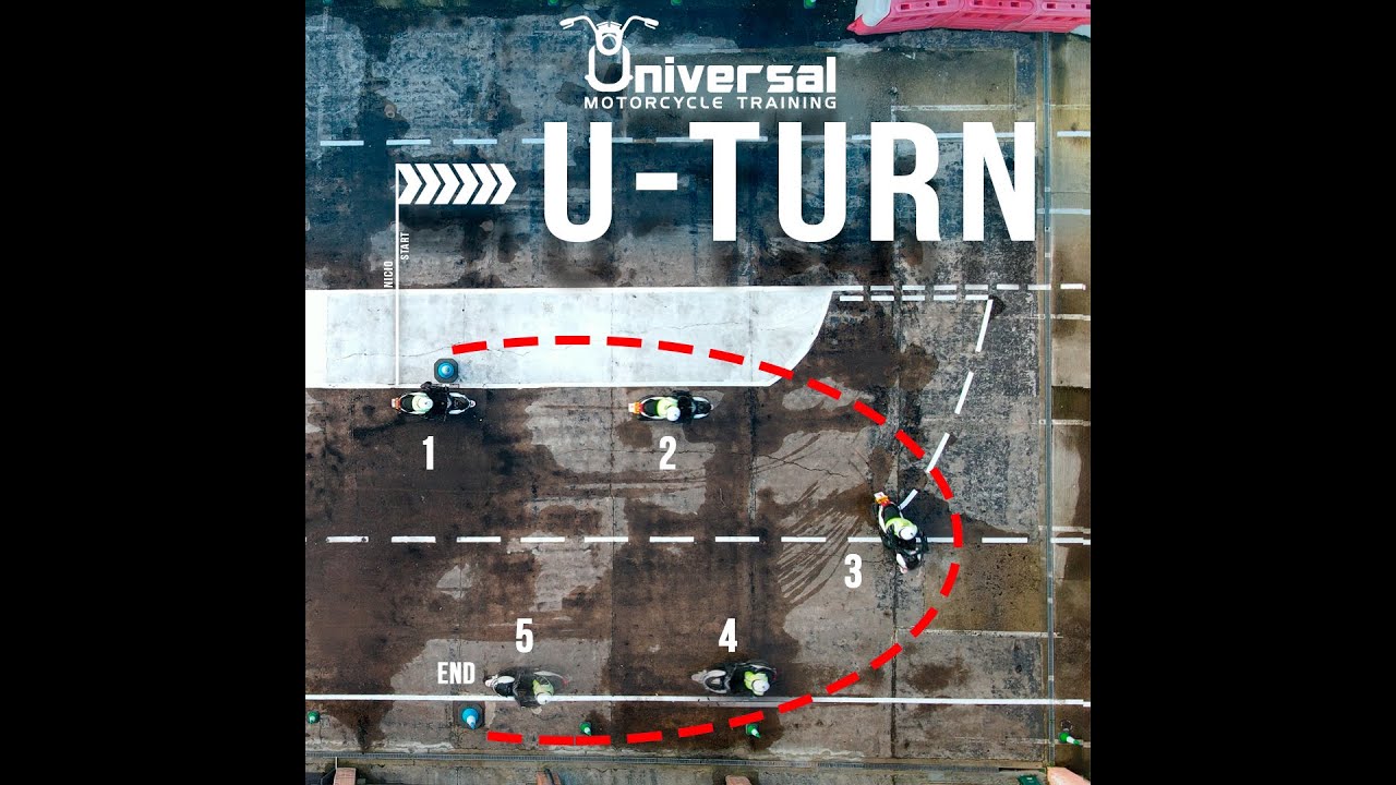 Introduction to U-TURN tecnique for learner riders on an automatic bike - Universal RideSafe™
