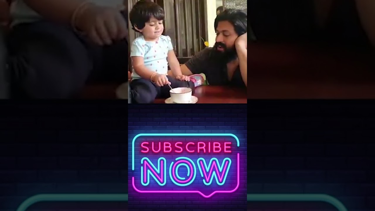 Hero Yash Making Fun With his Daughter | Hero Yash | KGF | 