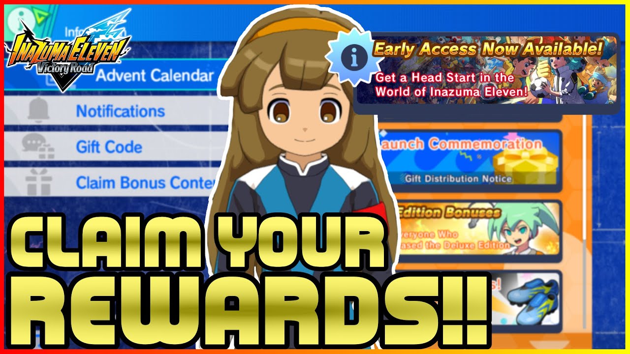 КАК ПОЛУЧИТЬ БОНУСНЫЕ НАГРАДЫ В INAZUMA ELEVEN VICTORY ROAD!!