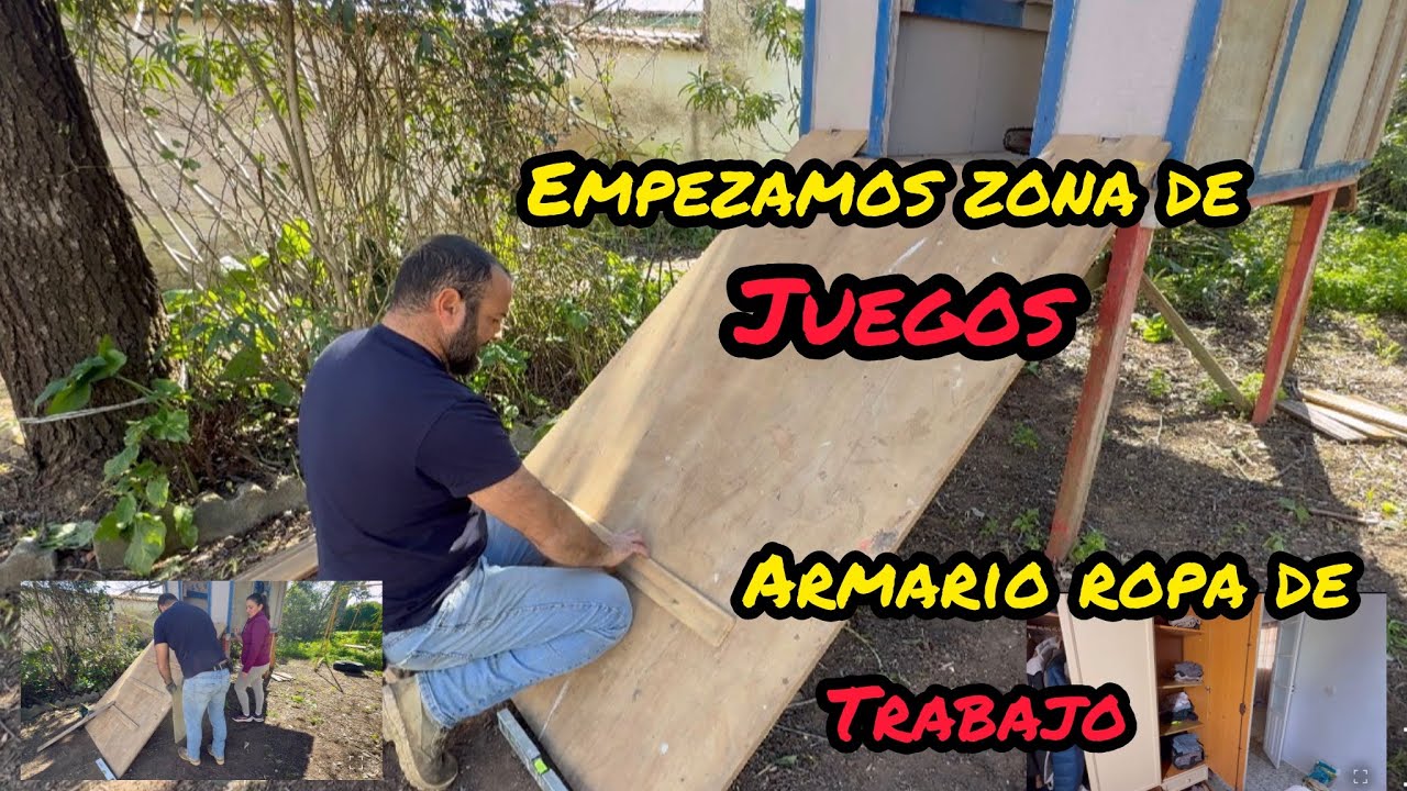 Zona de JUEGOS ,por fin ARMARIO para ropa de TRABAJO 