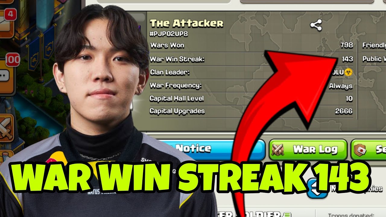 TH17 WAR WIN STREAK 143! Unbeatable Attacks & Pro Strategies | Clash of Clans