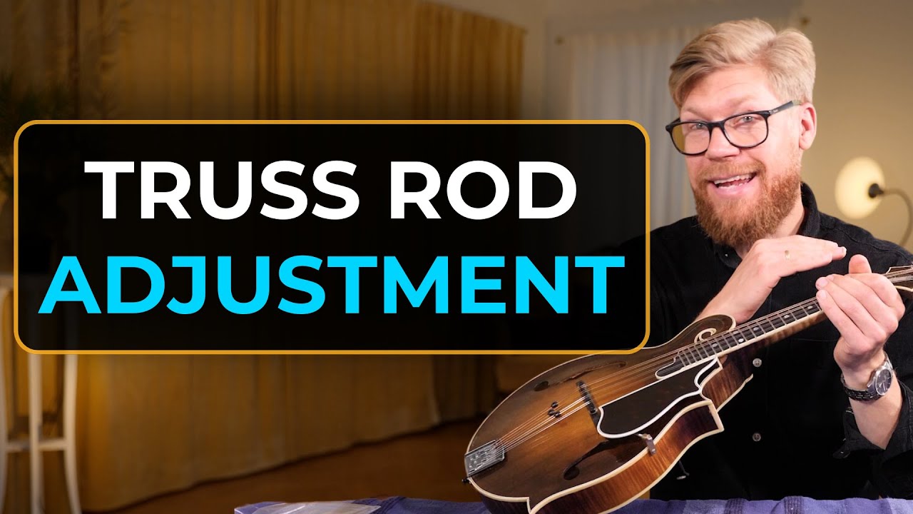 How to do a Mandolin Truss Rod Adjustment - Fine-Tune for perfect Playability