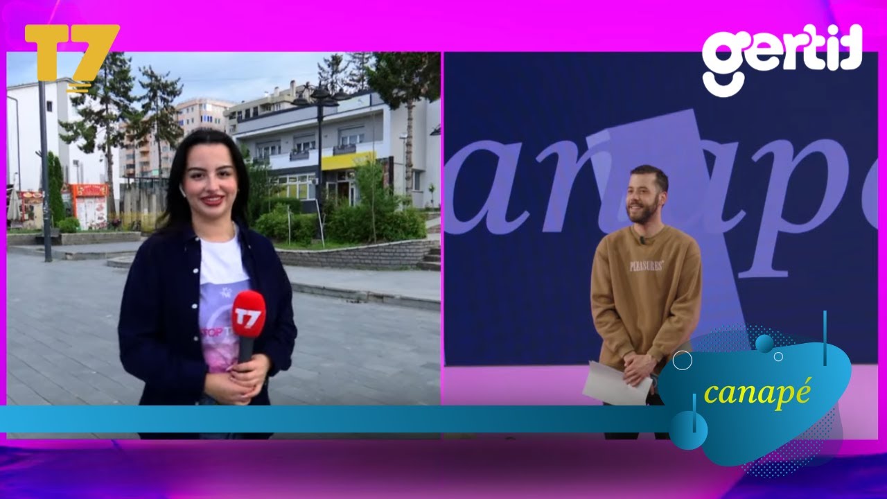 Lidhje direkte n&euml; Skenderaj, t&euml; qeshura e biseda me qytetar&euml;t atje | Canap&eacute; | T7