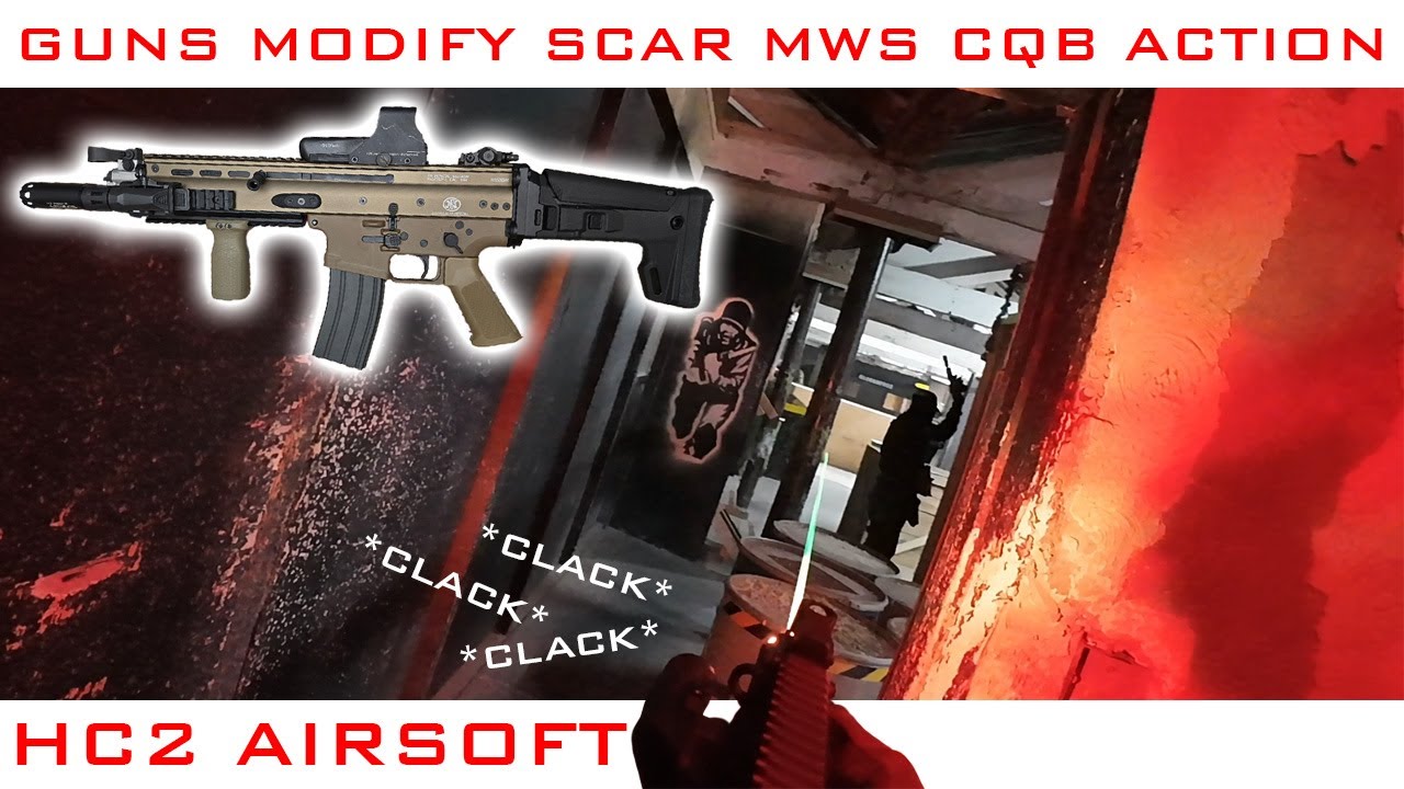 CQB CHAOS with a Gas Blowback SCAR! 💥🔥 GM Scar MWS GBBR #airsoft #airsoftcqb