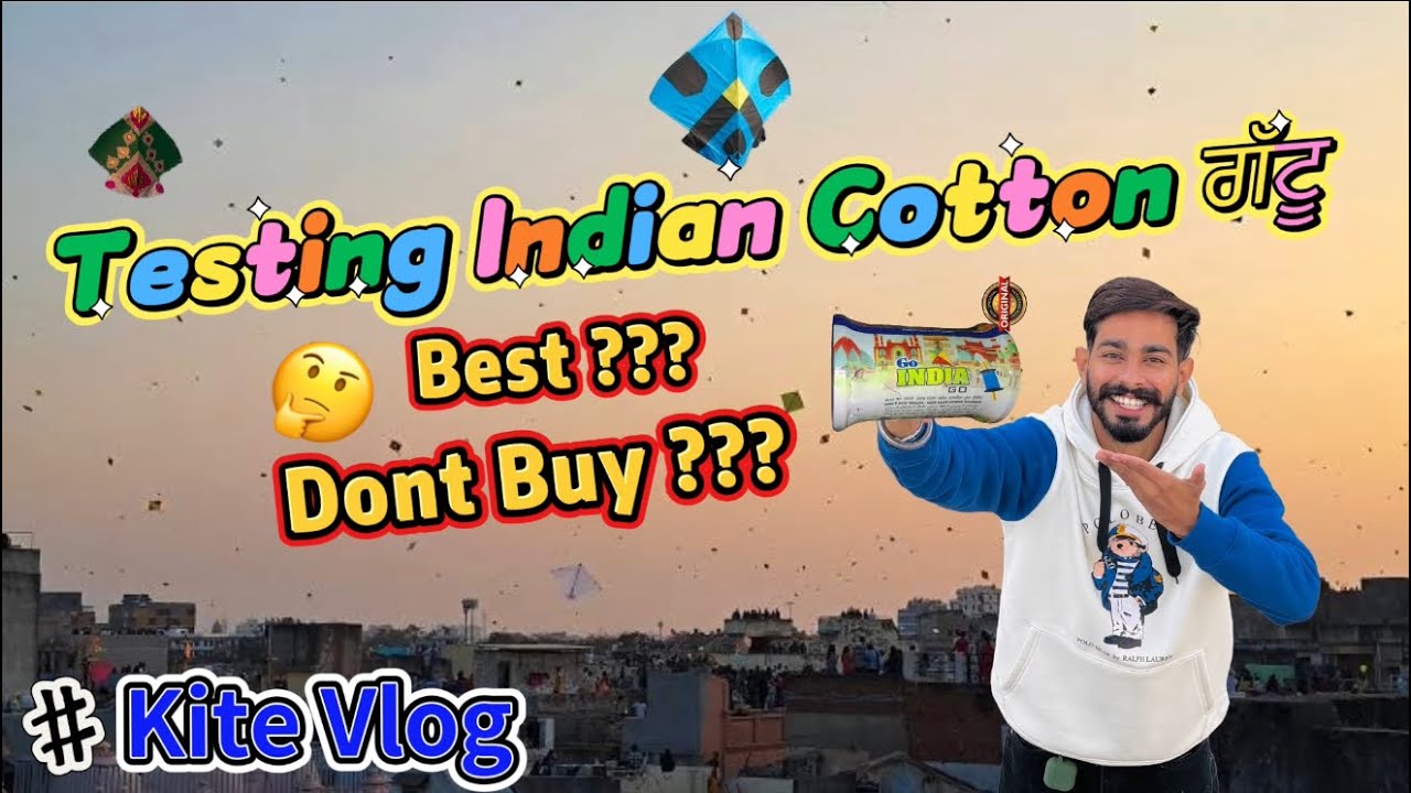 Kite Vlog ! Testing Indian Cotton Manja ! Kite Flying ! Testing Kites ! Batala promotion