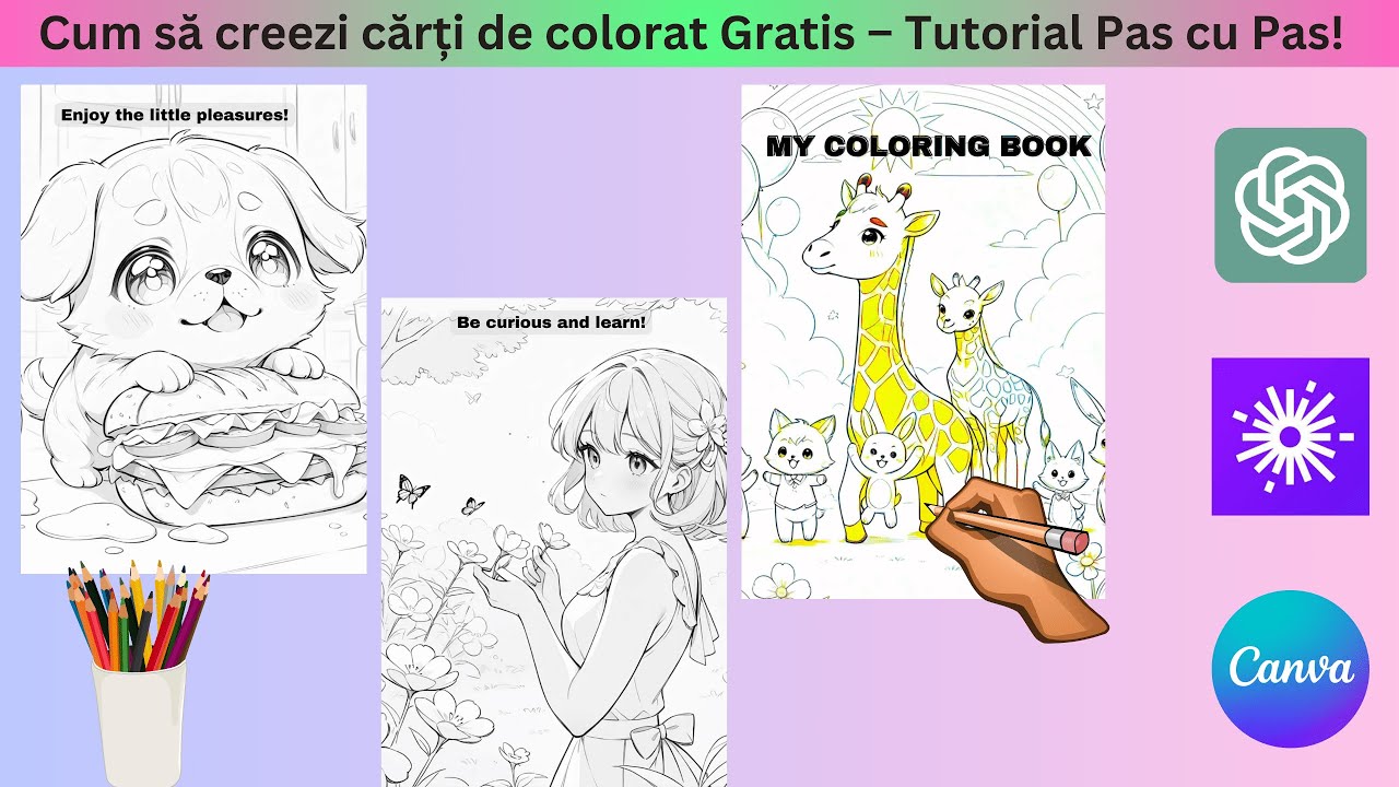 Полное руководство по созданию раскраски с помощью GhatGTP PicLumen Canva