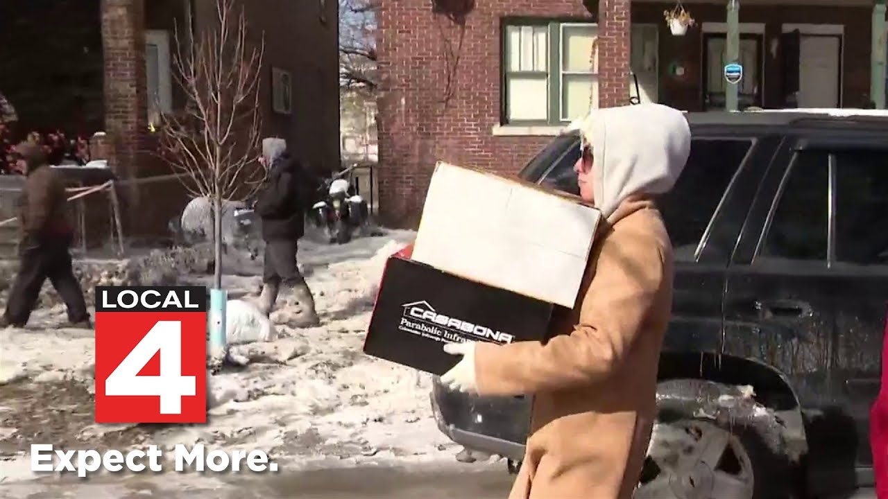 Water main break that flooded Detroit neighborhood spurs community aid