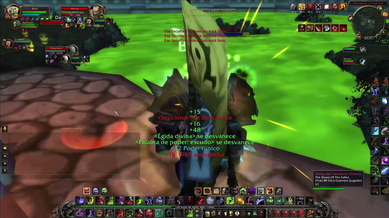 dk profano pvp 3.3.5 wow aura arenas