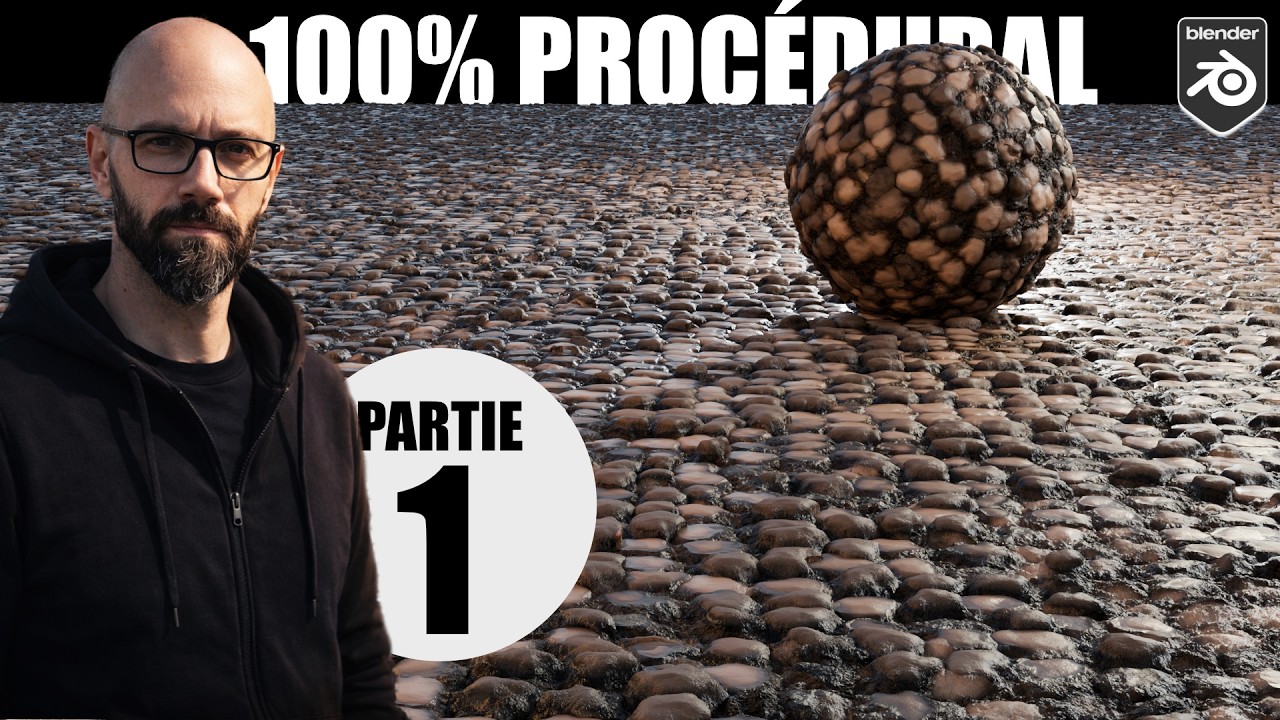 Créer un sol pavé 100% procédural dans Blender