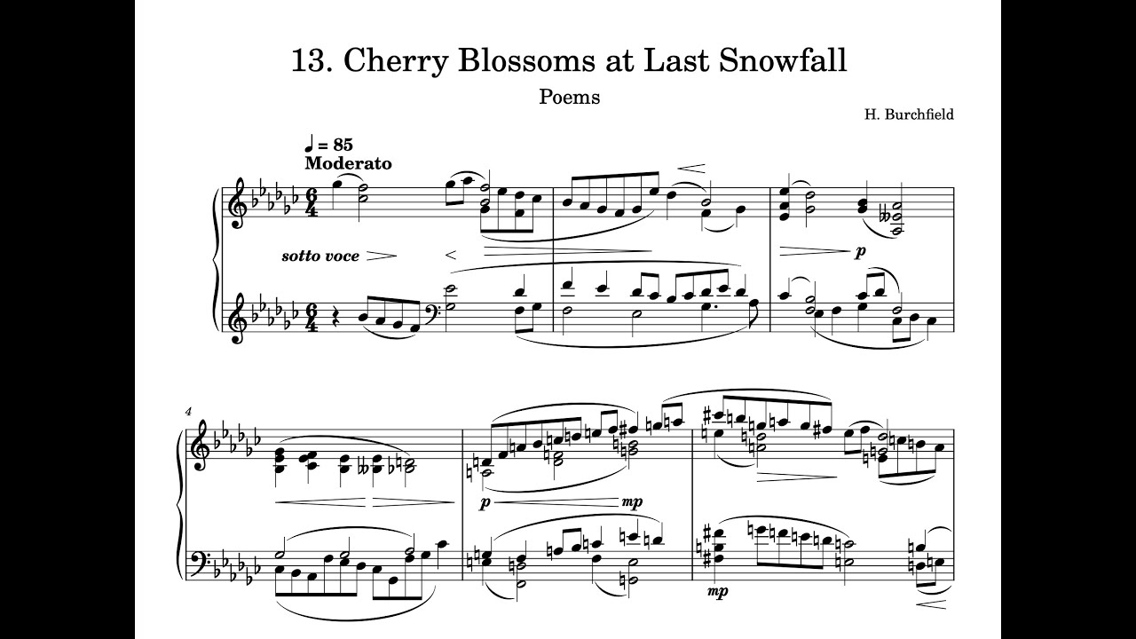 13  Cherry Blossoms at Last Snowfall