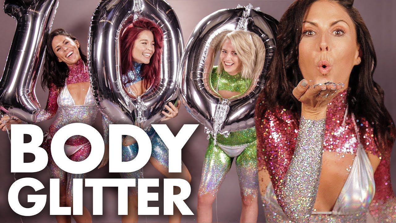 Full Body of GLITTER?! – 100th Beauty Trippin