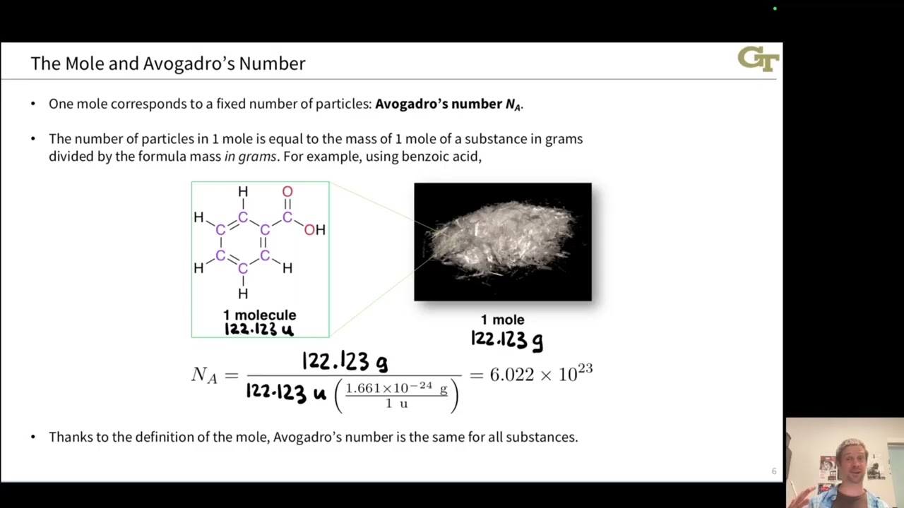The Mole and Molar Mass | Fundamentals of Chemistry 3.1