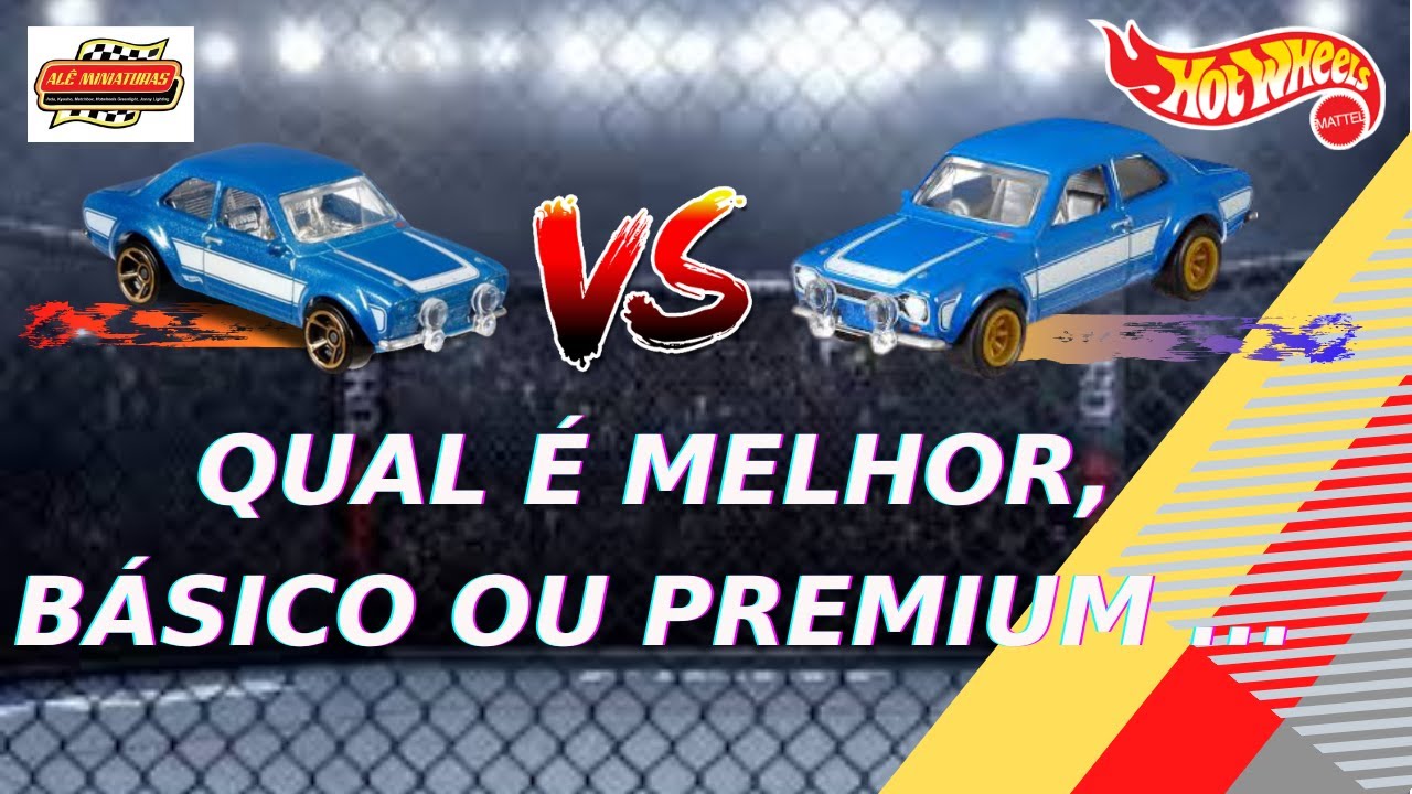 QUAL A DIFERENÇA ENTRE linha BÁSICO E PREMIUM HOT WHEELS - QUAL É MELHOR, BÁSICO OU PREMIUM...